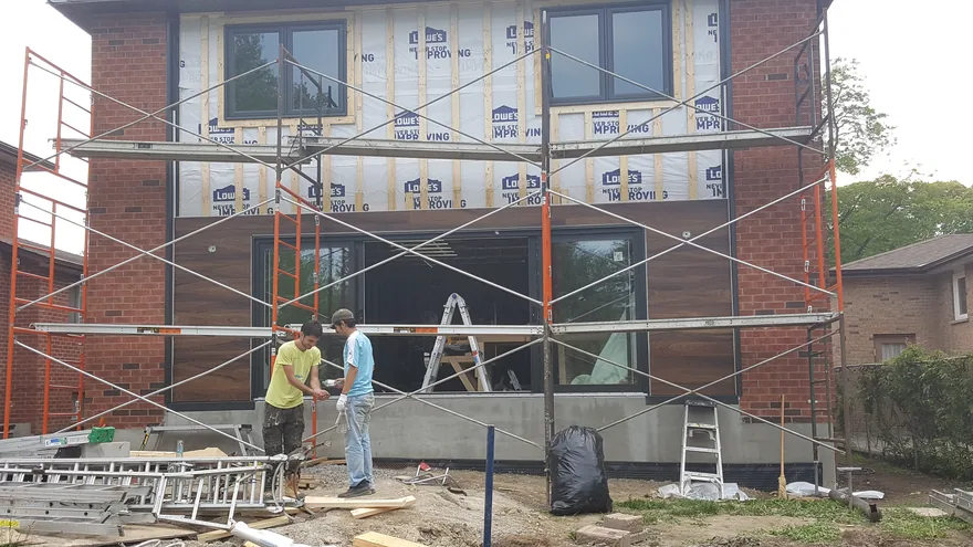 Aluminium siding project in Toronto